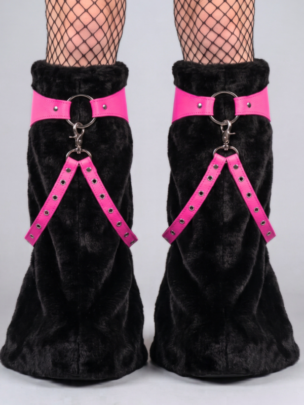 Warning - Leg Warmers de peluche